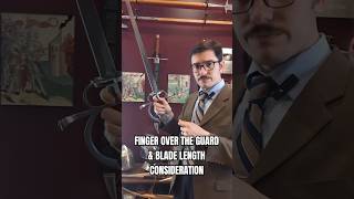 Finger Over The Guard & Blade Length Consideration