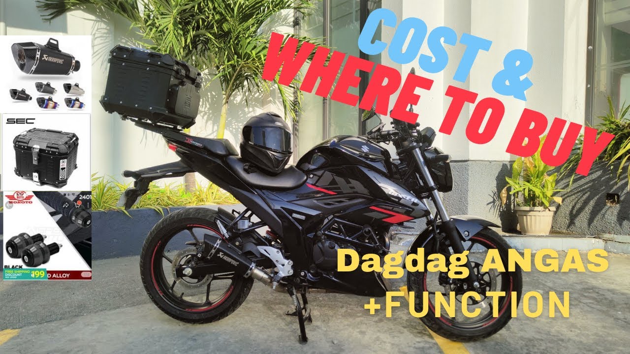 TOP Accessories that you NEED | After accident motor update | Suzuki Gixxer