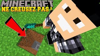 *JAMAIS* CREUSEZ VERS LE BAS dans Minecraft !