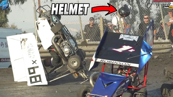 Worst Outlaw Kart Crashes Ever! (Compilation)