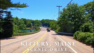 Maine's SOUTHERNMOST Coastal Towns: Kittery to York, Maine - Scenic 4K Driving Tour