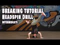 How To Break for Beginners | Headspin Drill | Breaking Tutorial with Bgirl Bonita