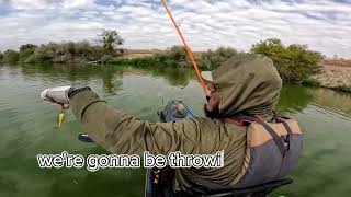 Fighting the wind & current(Kayak Shenanigans)