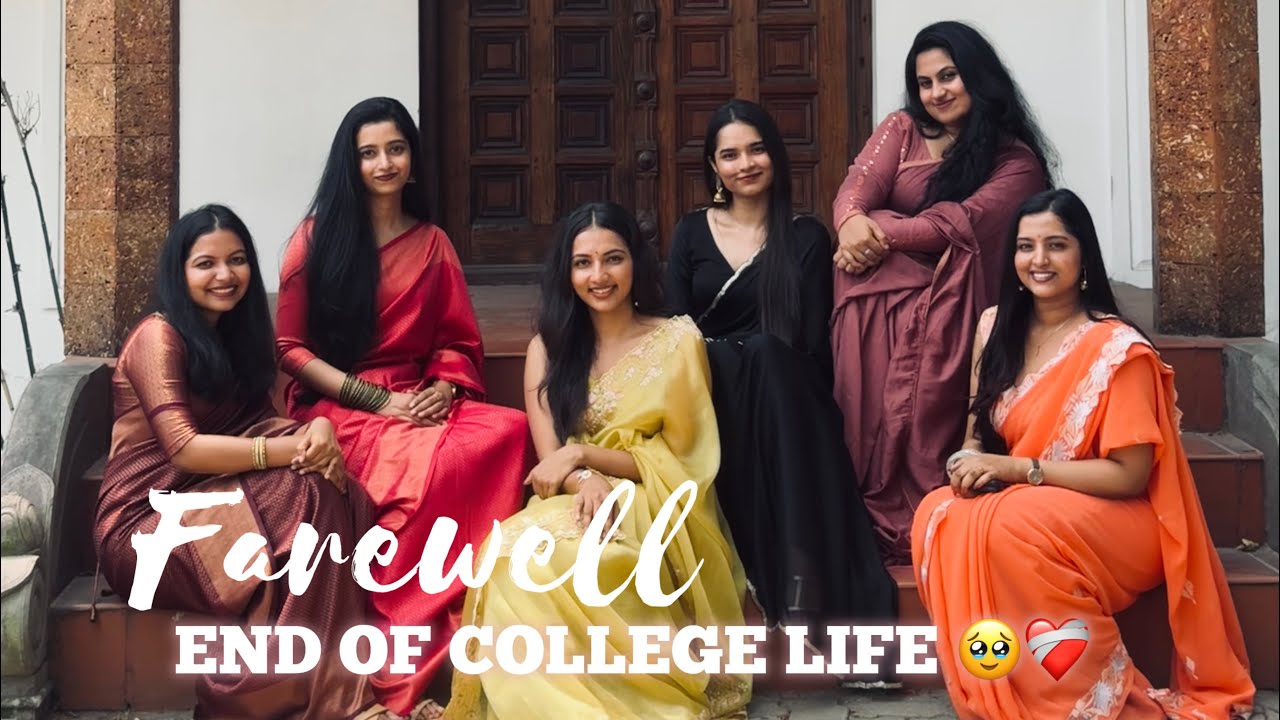 Farewell Vlog | End of College Life | Janvi Byju - YouTube