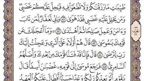 سورة طه الشيخ ياسر الدوسري صفحة ٣١٧