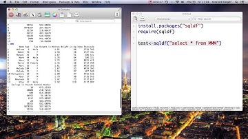 5.1 Basic sql with sqldf in R