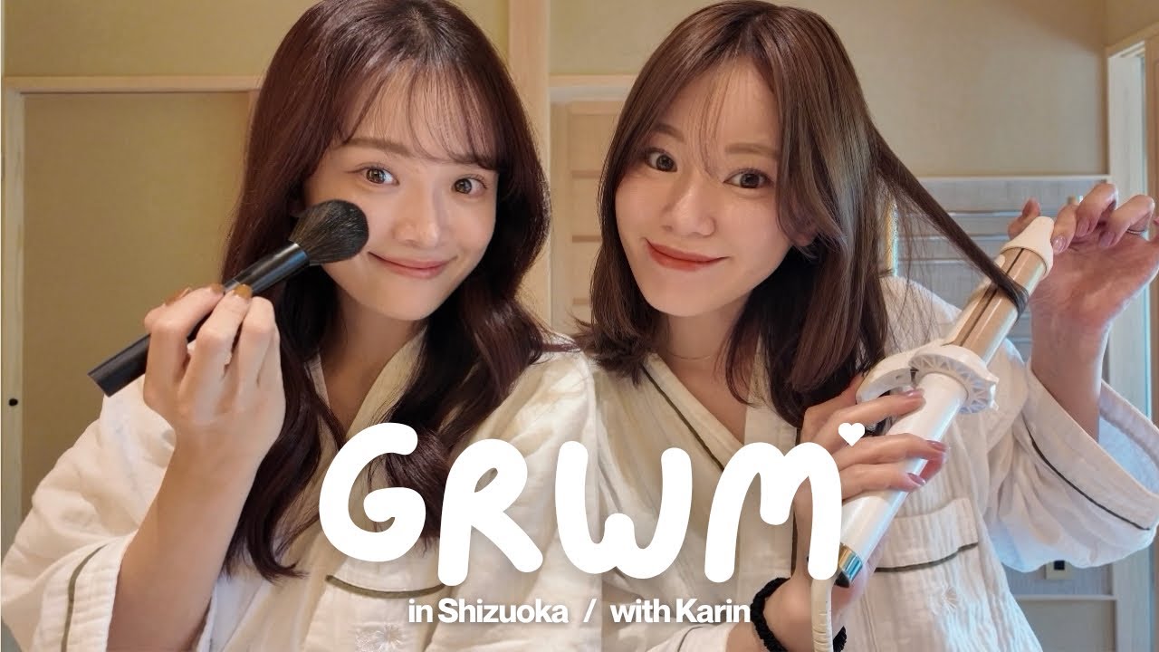 GRWM | 夏鈴と旅先での朝準備☀️🚗🗻👶🏻