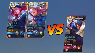 Battle for victory S.A.B.E.R squad | Layla best build 2024