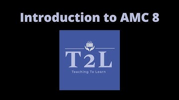 AMC 8 - An introduction to the math competition from the Mathematical Association of America!