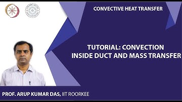Tutorial: Convection inside Duct and Mass Transfer