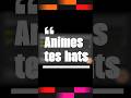 Anime tes Hats #maschine #astuce