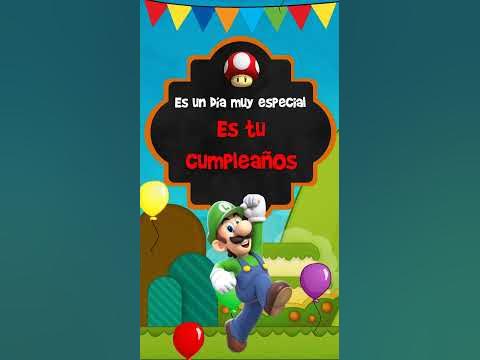 ▷ Video Saludo de Cumpleaños Mario Bros, Whatsapp
