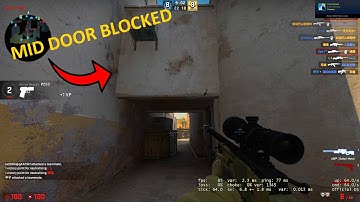 NEW DUST 2 MID DOOR BLOCKED VISIBILITY - CS GO OPERATION RIPTIDE