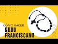 Cómo hacer un denario con Nudo Franciscano 🪢📿#diy #nudofranciscano#bisutería #bracelet