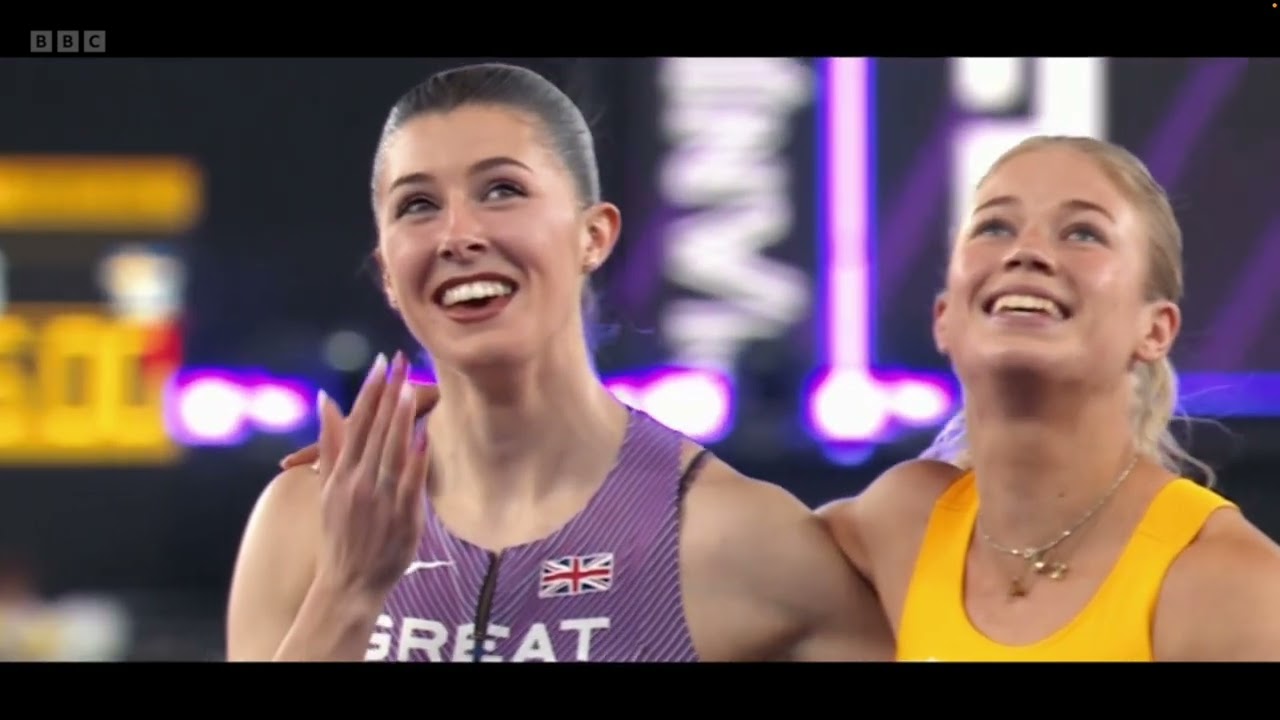 Placement: World Athletics Championship Amy Hunt VT - BBC 2
