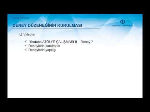 ATÖLYE ÇALIŞMASI II - Ünite7 Özet