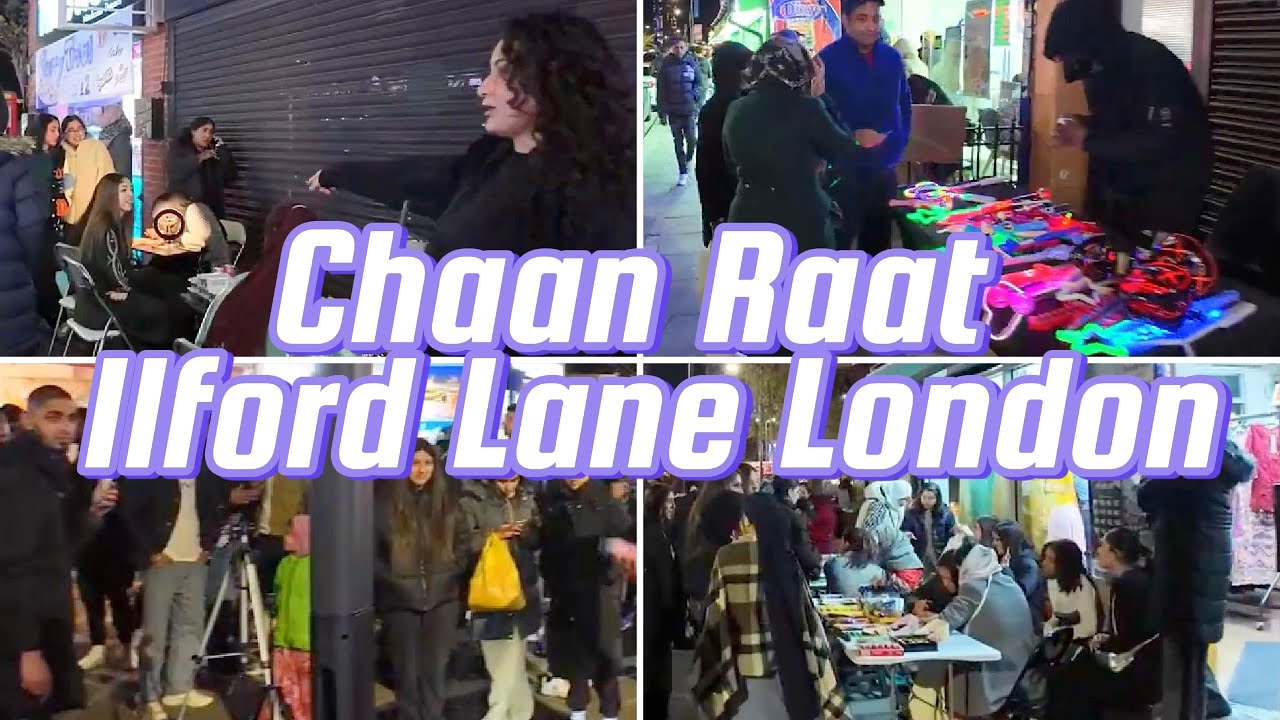 Eid in London 2024 Chaand Raat Ilford Lane Eid ul Fitar Festival Pakistan Indian community