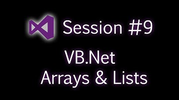 VB.Net Arrays and Lists (Arabic)