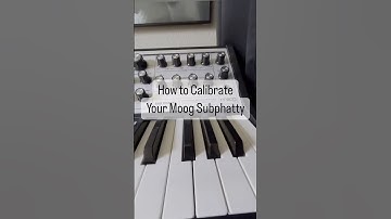 How to Calibrate a Moog Subphatty #musicproduction #moog #subphatty #productiontips