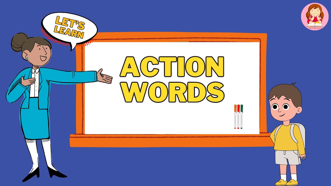 Kids Vocabulary Action Words Educational video YouTube