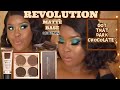 Makeup Revolution Matte Base Collection on Dark Skin (matte base foundation, powder and concealer)