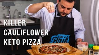 Killer Cauliflower Pizza - Keto Diet Friendly