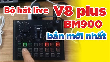 Bộ hát live V8Plus BM900 tại PK Đài Trang