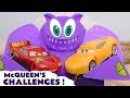 Cars McQueen race challenges with Hot Wheels Superhero Cars TT4U