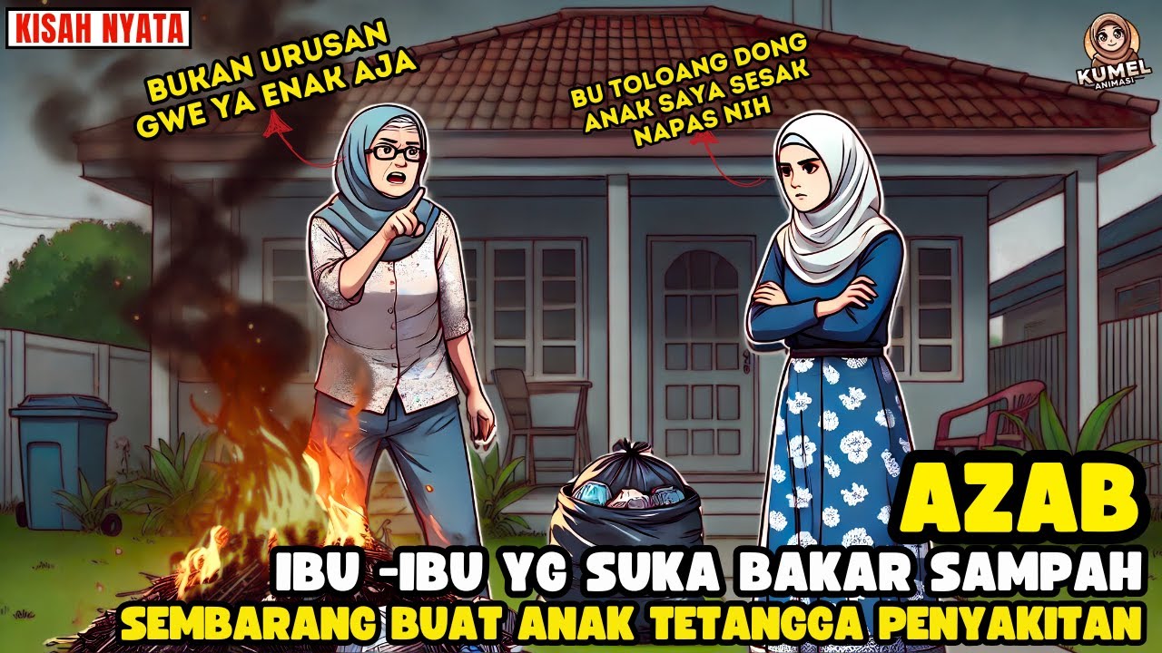 AZAB IBU IBU YG BAKAR SAMPAH DIDEPAN RUMAH HINGGA BUAT TETANGGA PENYAKITAN II SINETRON AZAB