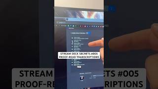 Use the Stream Deck to transcribe your voice AND proof-read it! 🙏