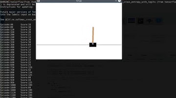 Solved CartPole problem from OpenAI