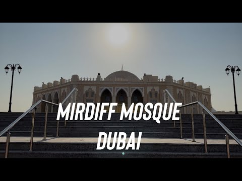 Walk towards Mosques – Grand Mosque Mirdiff – Dubai – UAE – Travel Vlog