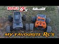 Arrma big rock 6s  hpi savage x flux v2 two of my favourite rc cars