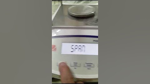 Ohaus external calibration scout