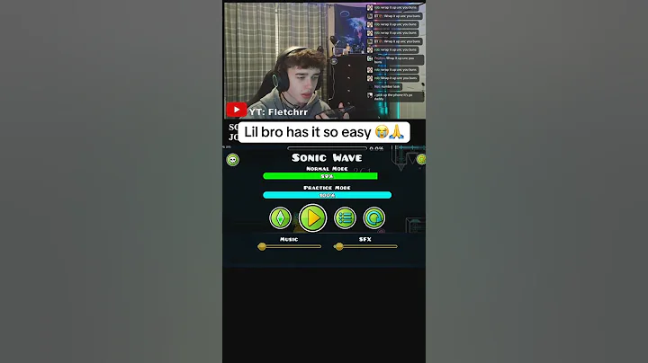 Dry Out vs Sonic Wave 😭😭 #geometrydash #gd #clips #extremedemon #funny #streamer #memes #gaming