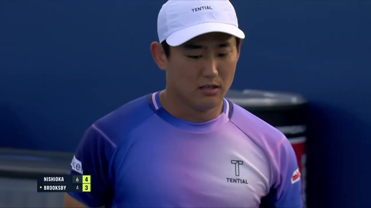 Yoshihito Nishioka vs Jenson Brooksby | Match Highlights | 2025