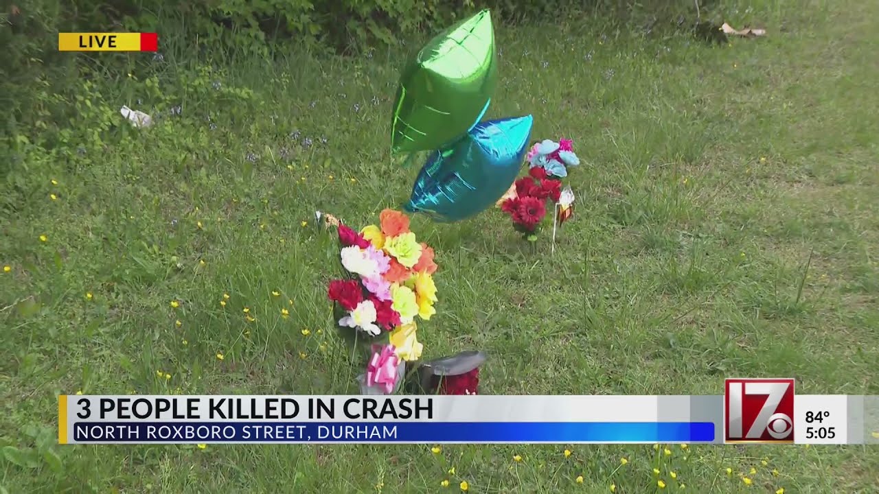 2 of 3 killed in Durham crash on Roxboro Street identified - YouTube