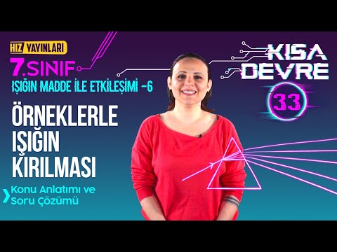 Işığın Kırılması Konu Anlatımı, Soru Çözümü: Esra Çevik Öğüt ile 7. Sınıf Fen Bilimleri 5. Ünite #33