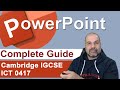 Powerpoint complete guide cambridge igcse ict 0417