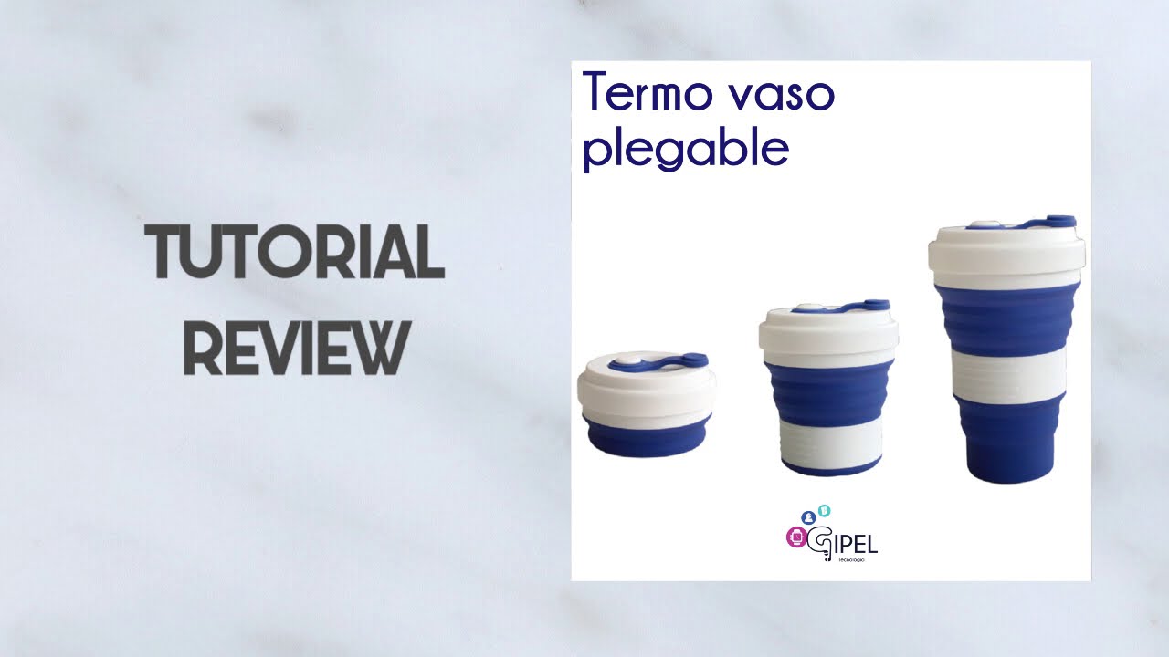 Termo vaso plegable #ecologico #reusable #economico #facildeusar #gipel  #tecgipel 