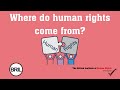 Where do human rights come from