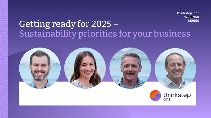 Getting Ready for 2025 - Sustainability priorities for your business - webinar