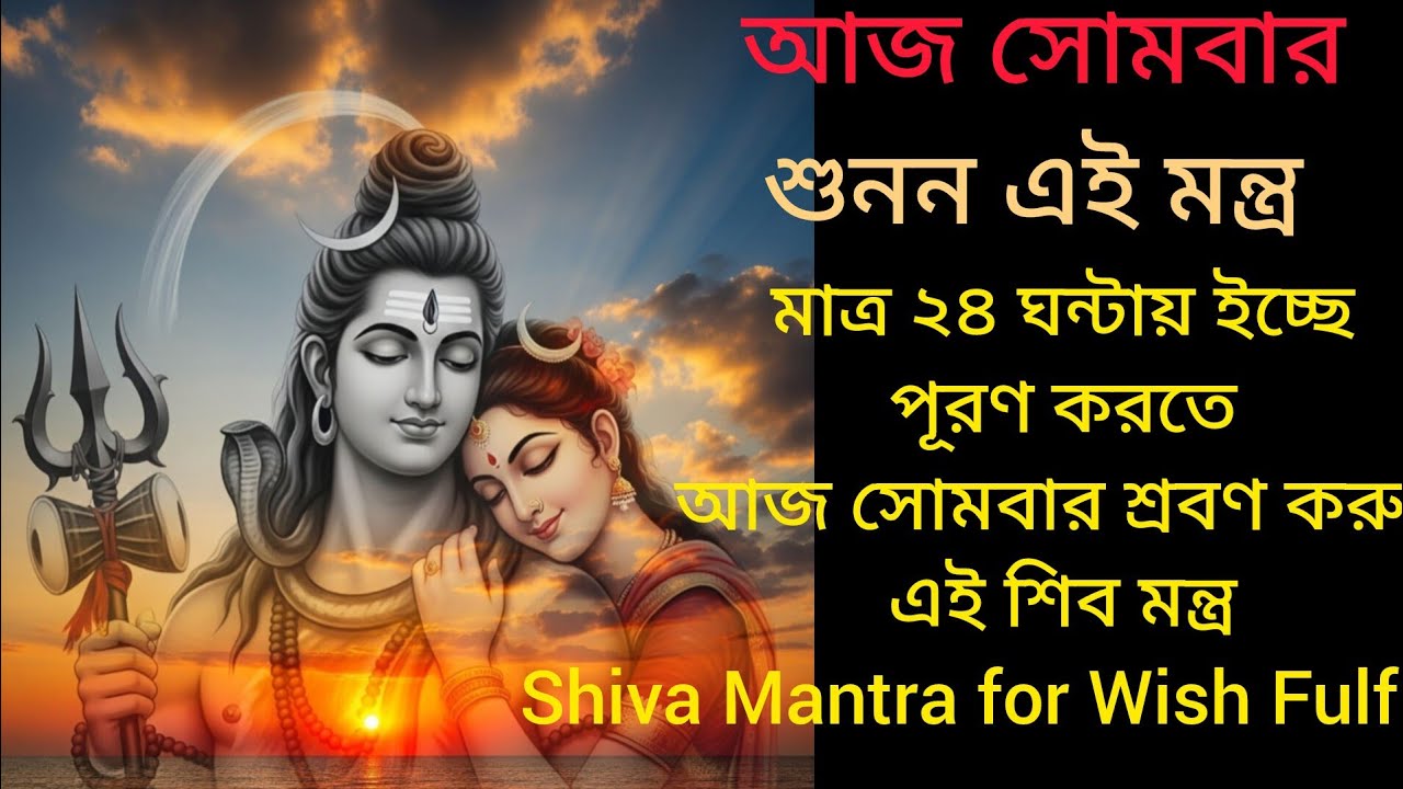 মাত্র ২৪ ঘন্টায় ইচ্ছে পূরণ করতে আজ সোমবার শ্রবণ করুন এই শিব মন্ত্র Shiva Mantra for Wish Fulfillment