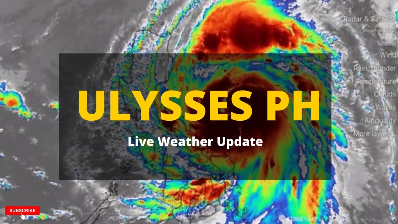 Typhoon Ulysses Live Weather Update YouTube