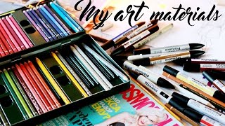 МОИ АРТ-МАТЕРИАЛЫ/Чем я рисую/ОБЗОР Promarker, карандаши Faber-Castell, Невская палитра/Канцелярия