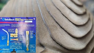 Chainsaw carving a butterfly 🦋 & A new propane torch.