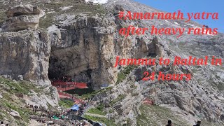 Amarnath Yatra 2023, after heavy rains, जम्मू से बालटाल जाने में 24 घंटे लग गये।😡 by SKC VLOGS 291 views 10 months ago 12 minutes, 33 seconds