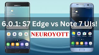 Android 6.0.1: Galaxy S7 Edge vs Note 7 UIs! 🔥😱 #note7 #s7 #geekystudios