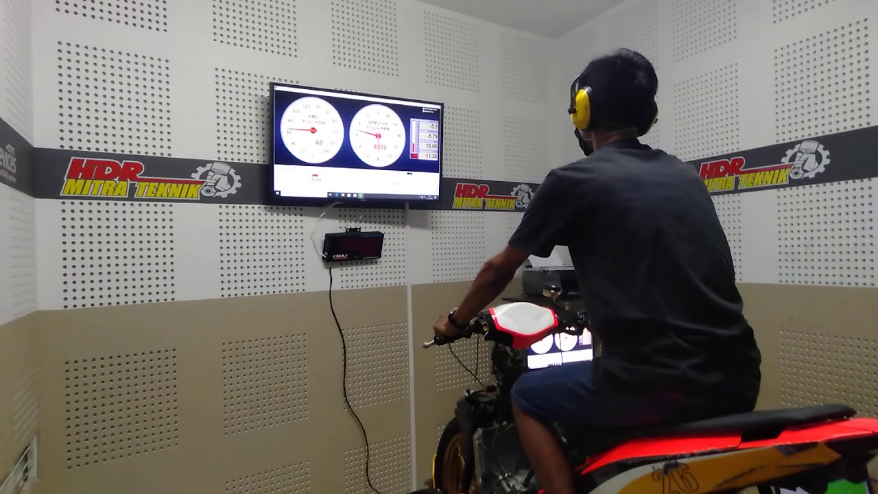 Yamaha Mx King MP3 KAY Racing Team Dyno Test HDR