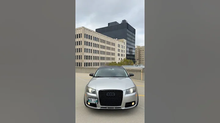 Modified Audi A3 3.2L looking over the city! #audi #audia3 #audia38p #audisportback #sline #vr6
